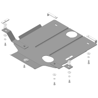 Защита Картера двигателя MOTODOR для Hyundai Porter 2012-2017, Сталь 2 мм - Арт. 20910