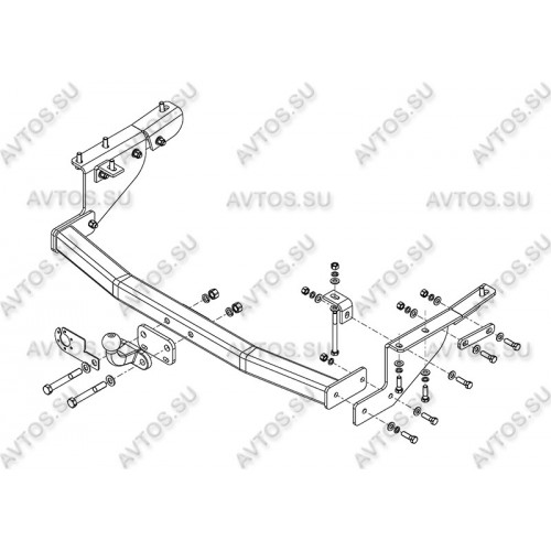 Фаркоп Avtos на NISSAN Patrol 2010- Арт.NS 31