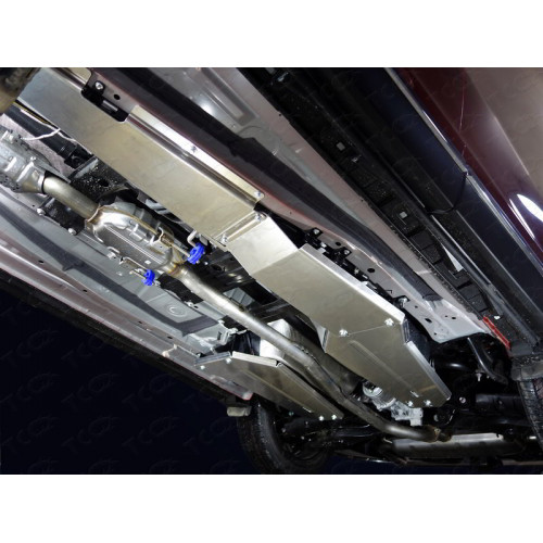 Защита Адсорбера ТСС для Mazda CX-9 2016- (II), Алюминий 4 мм - Арт. ZKTCC00126