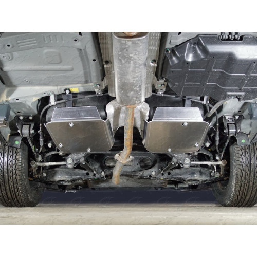 Защита Топливного бака ТСС для Geely Emgrand X7 2013-2019, Алюминий 4 мм - Арт. ZKTCC00401